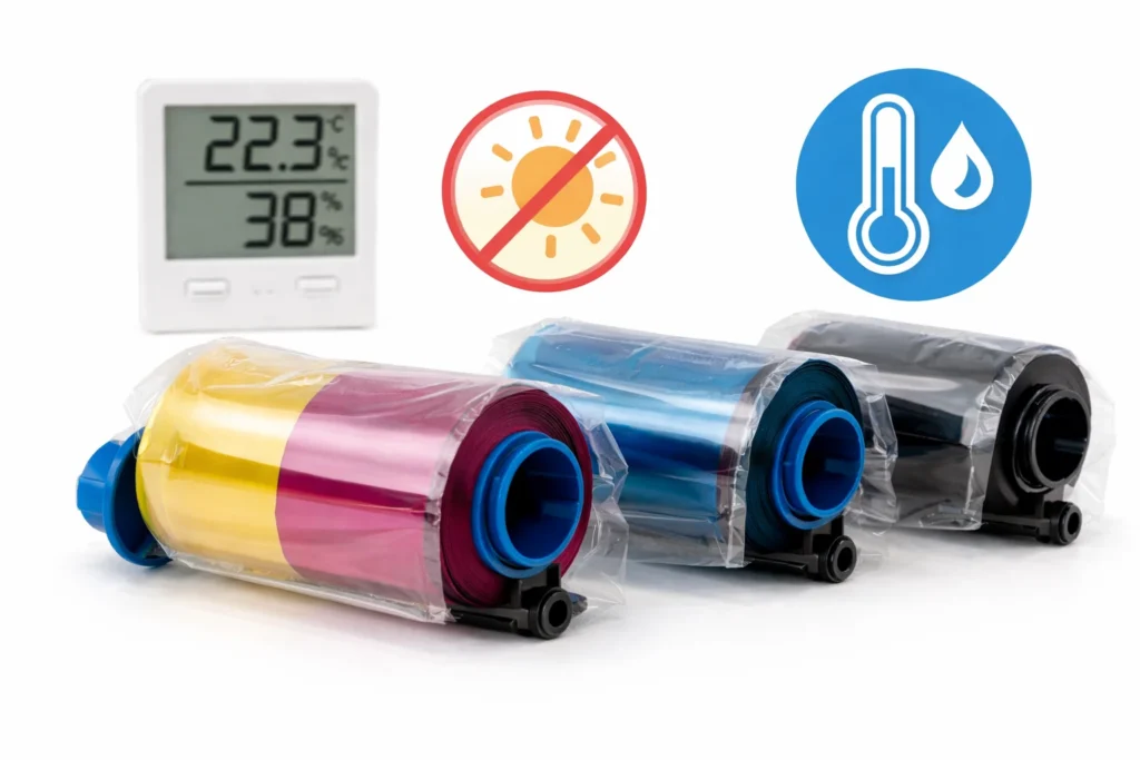 بهترین شرایط نگهداری ریبون پرینتر کارت pvc متیکا